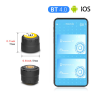 Bluetooth tire pressure monitor;  motorcycle tire pressure sensor;  smartphone universal abnormal alarm tpms - PSV100B1001