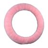Pink Fluffy Steering Wheel Cover Warm Winter Plush Car Wheel Protector Universal Car Accessories for Women - Default