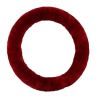 Wine Red Fluffy Steering Wheel Cover Warm Winter Plush Car Wheel Protector Universal Car Accessories for Women - Default