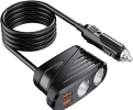 car direct plug 1 + 1 cigarette holder USB1 + 1 - PSTR31