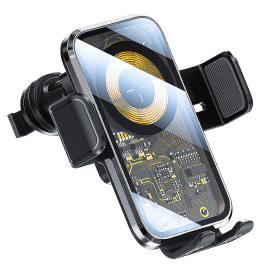 FOR Huawei mobile phone super fast charge 66W Tuyere type car wireless charger. - PSX11S.