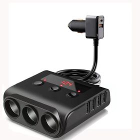1+3 Car smoke lighter, car refrigerator charging power supply, USB1 + 3 fast charger - PSTR-12P