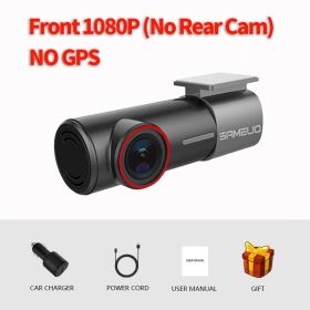 Dash cam front and Rear 1944P Car DVR camera dash auto video Recorder dashcam night vision app 24H Parking Car Camera for cars - Front 1080P - None