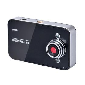 K6000 Auto Tachograph 2.4" LCD Car Camera Dash Crash DVR Camcorder Video Recorder Full HD 1080P Camcorder Car Equipment Mount built in 32GB - black