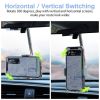 New Car Rearview Mirror Mount Phone Holder For iPhone  GPS Seat Smartphone Car Phone Holder Stand Adjustable Support - white