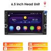 6.5 inch Double 2Din Touch Screen Android10 Support Apple Carplay Car Gps Navigation Mp5 Player FM RDS Bluetooth Steering Wheel Control - as Pic