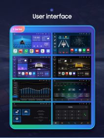 4S Series 10.1 inch Touchscreen Android 12 8Core QLED 1280*720 BT5.0 Car Gps Navigation Stereo Carplay Wifi 4G LTE DSP 4+32GB - as Pic