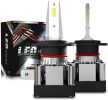 9012 - 9005/HB3 - H11/H8/H9 - 9006/HB4 - H7 High / Low Beam Combo LED Headlight Bulbs, 12000 Lumens, 6000K Xenon White - H7