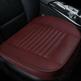 Car Front Rear Seat Cushion, Full Surround w/ Bamboo Charcoal - Red - 1pc