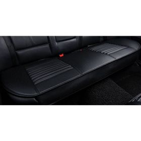 Car Front Rear Seat Cushion, Full Surround w/ Bamboo Charcoal - Black Rear Seat Cover - 1pc