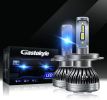 Gastokyle H4/HB2/9003 LED Headlight Bulbs High/Low Beam Super Bright 10000LM LED Headlight Bulbs Combo Package 6500K Xenon White  Pack of 2 - H4