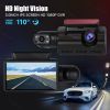 1080P Dual Lens Car DVR Dash Cam Video Recorder G-Sensor Front and Rear Camera - as picture