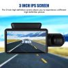 1080P Dual Lens Car DVR Dash Cam Video Recorder G-Sensor Front and Rear Camera - as picture