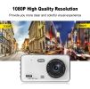 GT29 FHD 1080P Car Dvr Dash Camera 4" IPS Screen With Rearview Rear Cam Dvrs White Color GT29 Ultra-Thin Style Night Version built in 32GB - white