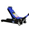 Hydraulic Low Profile and Steel Racing Floor Jack 3 Ton (6600 lb) Capacity, with Dual Piston Quick Lift Pump, Blue Lifting range 3.3"-18.5" - as Pic
