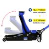 Hydraulic Low Profile and Steel Racing Floor Jack 3 Ton (6600 lb) Capacity, with Dual Piston Quick Lift Pump, Blue Lifting range 3.3"-18.5" - as Pic