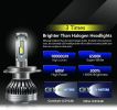 Gastokyle H4/HB2/9003 LED Headlight Bulbs High/Low Beam Super Bright 10000LM LED Headlight Bulbs Combo Package 6500K Xenon White  Pack of 2 - H4