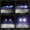 Saber-X LED Headlight Bulbs Conversion Kit,DOT Approved D6 Series CSP Chips Adjustable Beam Light Bulb With Fans Sets - 6000LM 6000K Cool White - 9007