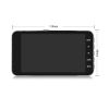 GT29 FHD 1080P Car Dvr Dash Camera 4" IPS Screen With Rearview Rear Cam Dvrs White Color GT29 Ultra-Thin Style Night Version built in 32GB - white
