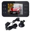 K6000 Auto Tachograph 2.4" LCD Car Camera Dash Crash DVR Camcorder Video Recorder Full HD 1080P Camcorder Car Equipment Mount built in 32GB - black