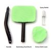 Microfiber Windshield Clean Car Auto Wiper Cleaner Glass Window Cleaning Brush Kit Tool - Green