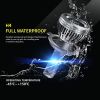 Gastokyle H4/HB2/9003 LED Headlight Bulbs High/Low Beam Super Bright 10000LM LED Headlight Bulbs Combo Package 6500K Xenon White  Pack of 2 - H4
