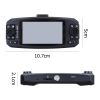 F80 2.7inch Car DVR F80 Dash Cam Full HD 720P Dual Lens G-Sensor Night Camera Video Recorder Auto Registrator DVRS Dash Cam built in 32GB - black