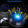 2Pcs 7In 75W Round LED Headlight 3800LM Halo Car Headlamp with DRL High Low Beam for Jeep Wrangler TJ JK CJ with H4 to H13 Adapters Plug and Play - Bl
