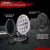 Chrome 7"Inch LED Headlights Projection For Jeep Wrangler Unlimited JK JKU TJ LJ Rubicon Sahara 1997-2017 + 4" Fog Lights Driving Lamp Front Bumper Li