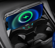 PSFC1014.FOR BMW X1;  X2 (2020-2022) wireless vehicle charger. Compatible with multi-brand mobile phones;  Bluetooth headset;  electronic watches;  ca