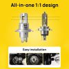 Automotive Waterproof LED Headlight Bulbs - H4-Cool White