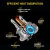 Automotive Waterproof LED Headlight Bulbs - 9006-Cool White