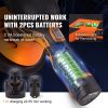 VEVOR Car Polisher Buffer Cordless Dual Action Polishing Machine 6" 2PCS Battery - Default