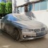 2/5 Pack Universal Disposable Car Cover Plastic Clear Protect Rain Dust Resistant - 2 Pack