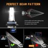 9012 - 9005/HB3 - H11/H8/H9 - 9006/HB4 - H7 High / Low Beam Combo LED Headlight Bulbs, 12000 Lumens, 6000K Xenon White - 9005+H11