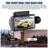 1080P Dual Lens Car DVR Dash Cam Video Recorder G-Sensor Front and Rear Camera - as picture