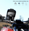 Bicycle, motorcycle phone holder 360 degrees rotation 4.0-6.7 inches with visor and touch screen - PSM8S
