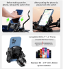 Bicycle, motorcycle phone holder 360 degrees rotation 4.0-6.7 inches with visor and touch screen - PSM8S