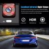 Car Dual Lens Dash Cam HD 1080P Front/Rear/Inside Video Recorder Camera G-sensor - as picture