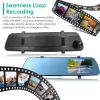 1080P Car DVR 4.3in Camera Dash Cam Camcorder Camera Recorder with 140¬∞ Angle Loop Recording Motion Detection Picture-in-Picture Display G-sensor - C
