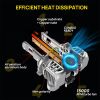 Automotive Waterproof LED Headlight Bulbs - 9012-Cool White