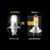 Automotive Waterproof LED Headlight Bulbs - H4-Cool White