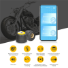 Bluetooth tire pressure monitor;  motorcycle tire pressure sensor;  smartphone universal abnormal alarm tpms - PSV100B1001